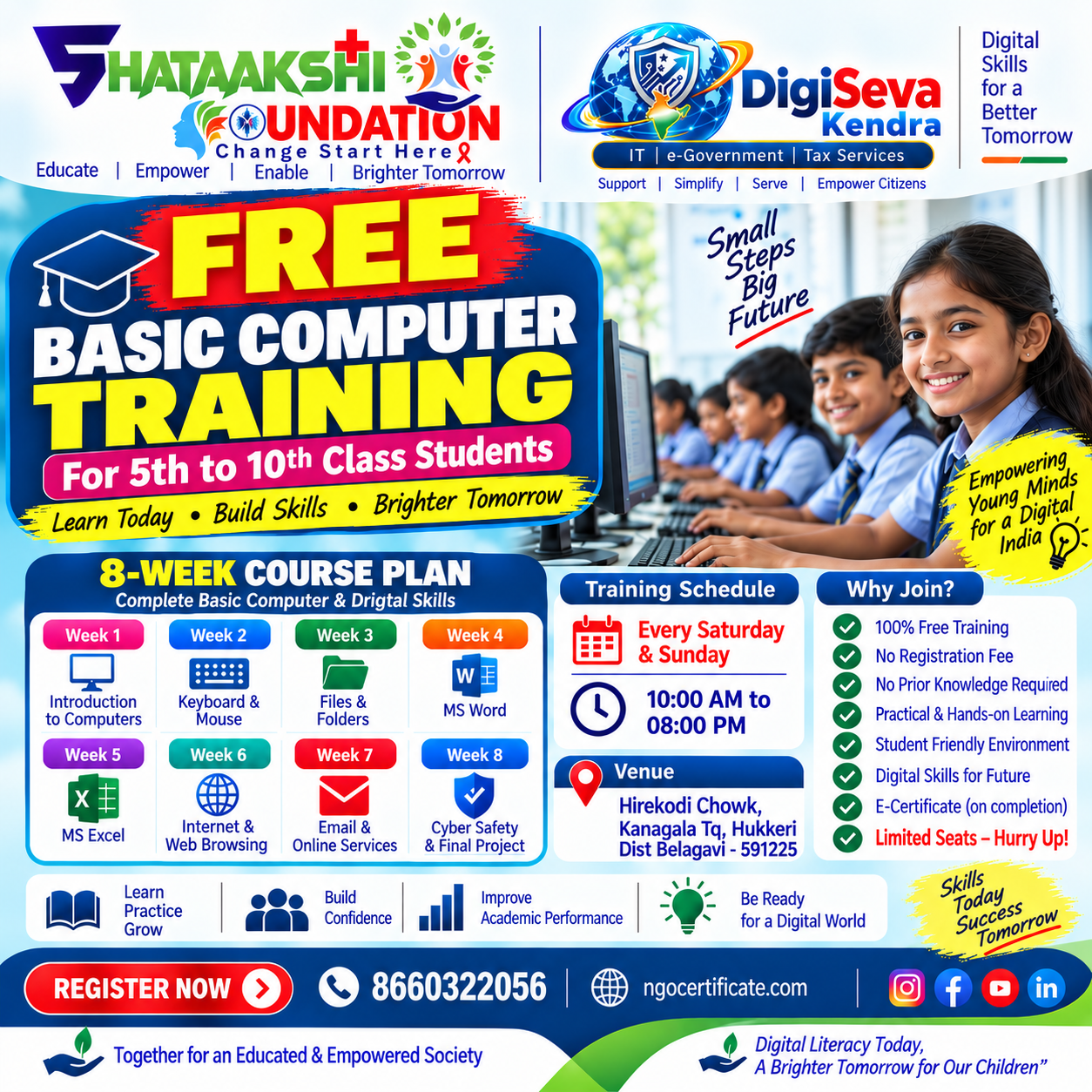 Shataakshi's Basic Computer Training Course